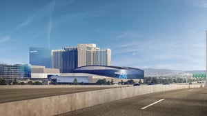 Rendering of Reno Arena View of Property from I-580 South.